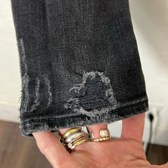 Moussy Black Denim Size 25 - Picture 7 of 9